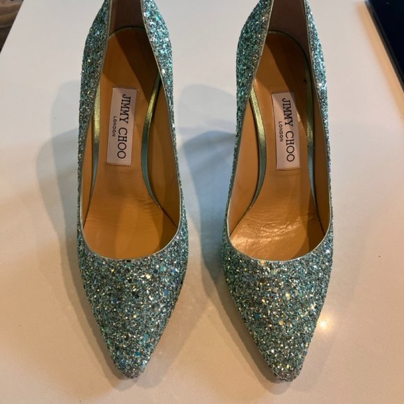 Jimmy Who? Jimmy Choo! Beautiful sparling high heels only worn a few times - Picture 6 of 6